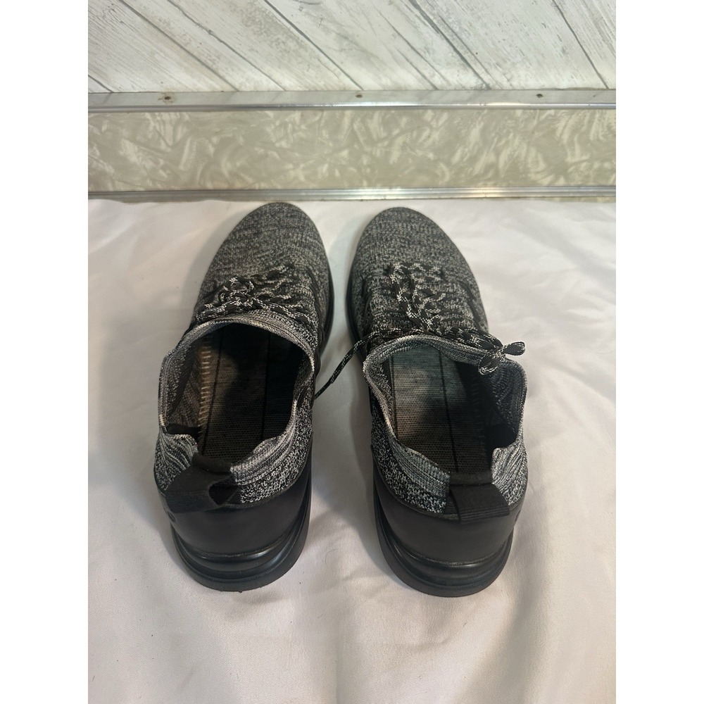 TRAQ ALEGRIA Shoes Womens 10-10.5 Heather Grey Black Mesh Walking Comfort - Picture 2 of 10